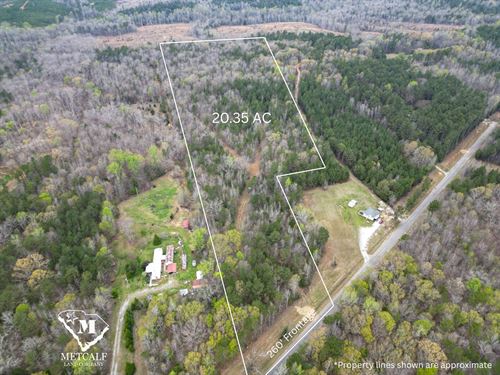 20 Acre Wooded Homesite in Donalds : Donalds : Abbeville County : South Carolina