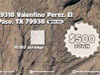 Hudspeth County Lot on a Paved Road : El Paso : Hudspeth County : Texas