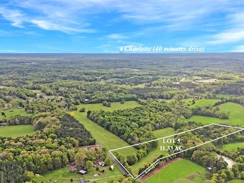 Buildable Land for Sale : Concord : Cabarrus County : North Carolina