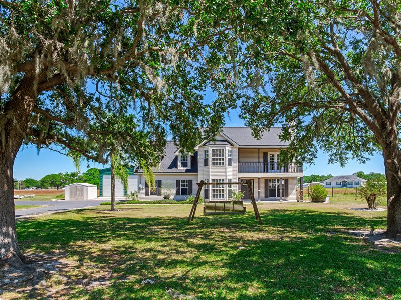 Keysville Country Home : Lithia : Hillsborough County : Florida