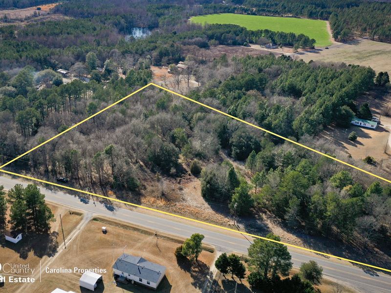 5 Acre Building Tract with Frontage : Candor : Montgomery County : North Carolina
