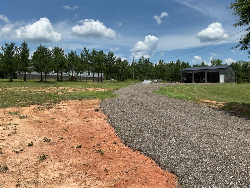 Ballard Rd Mobile Home and 5 Acres : Luverne : Crenshaw County : Alabama