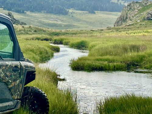 Brazos River Crossing : Tierra Amarilla : Rio Arriba County : New Mexico