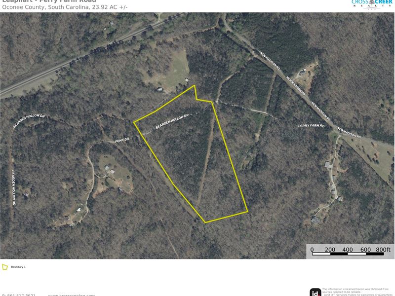 23.92 Acres, Beardon Hollow : Westminster : Oconee County : South Carolina