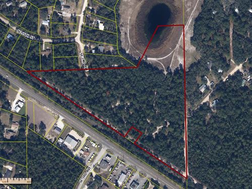 Exceptional 9.85 Acre Property : Keystone Heights : Bradford County : Florida