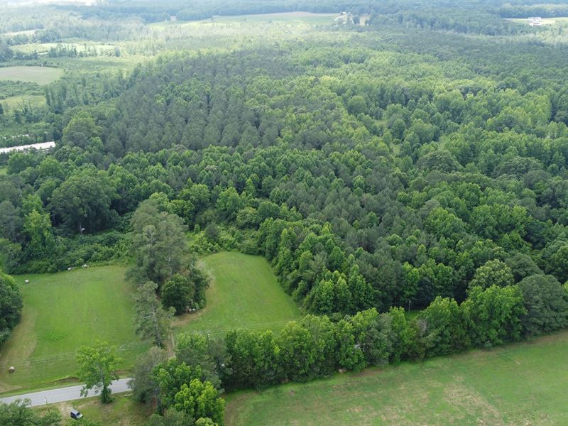 Acreage with Room to Build & Hunt : Nashville : Nash County : North Carolina