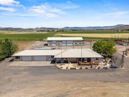 Farm, Home, Shop on 184.97 Acres : Klamath Falls : Klamath County : Oregon