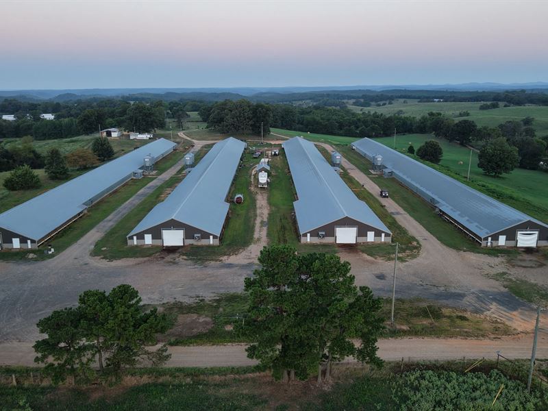 40 Acre Poultry Farm in Sevier Coun : Gillham : Sevier County : Arkansas