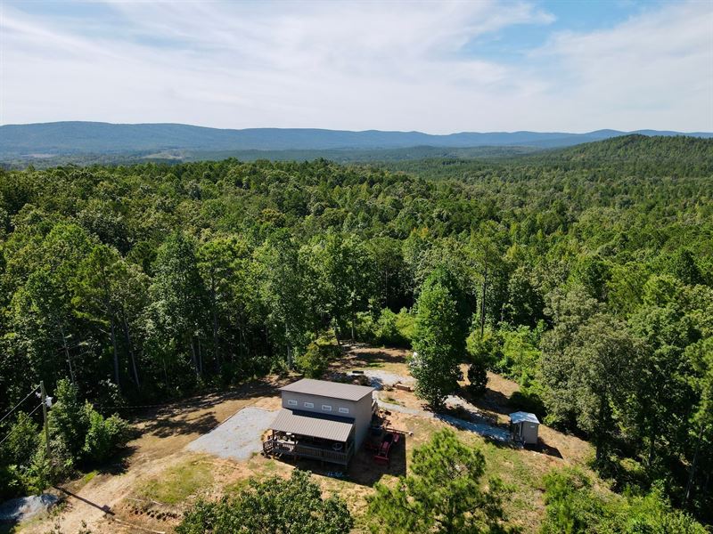 36.5 Acres with Rustic Cabin, Cl : Talladega : Clay County : Alabama