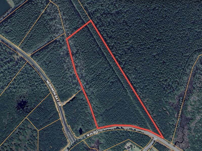 Secluded 17 Acre Homesite : Beaufort : Carteret County : North Carolina