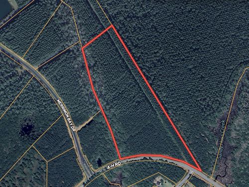 Secluded 17 Acre Homesite : Beaufort : Carteret County : North Carolina