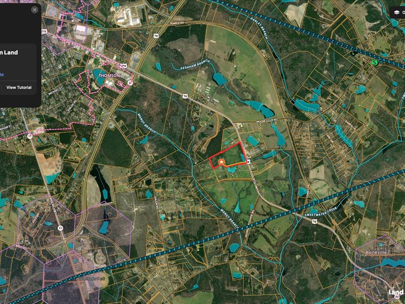 McDuffie County, GA Mini Farm : Thomson : McDuffie County : Georgia