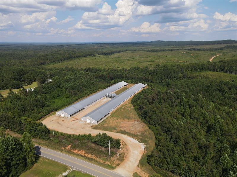 Mellow Valley Broiler Farm : Cragford : Clay County : Alabama