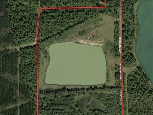 Timberland with Large Lake : Canton : Madison County : Mississippi