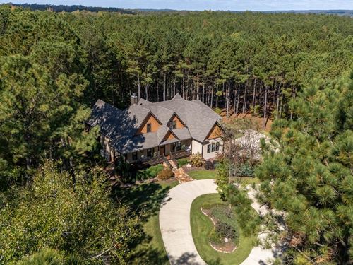 Estate Home on 74 Acres, Tallapoos : Dadeville : Tallapoosa County : Alabama