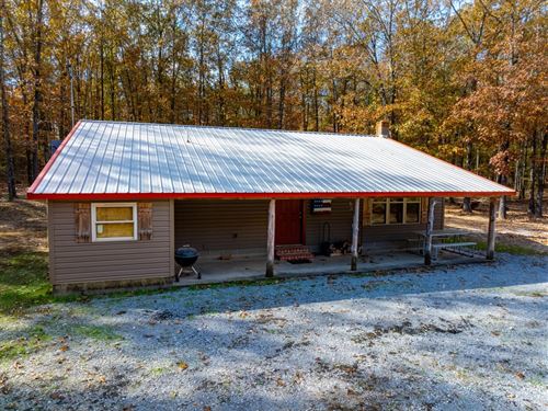 Cabin on 21 Acres, Hunting Prop : Strawberry : Sharp County : Arkansas