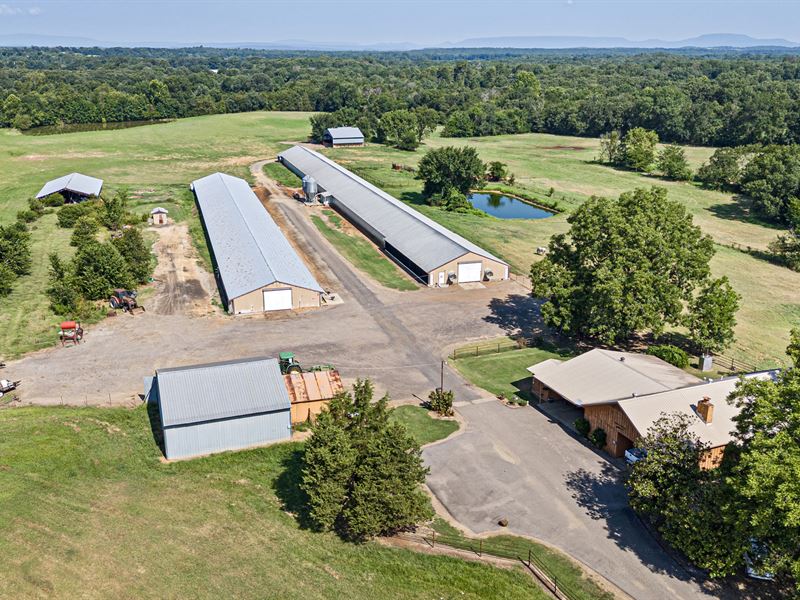 Contracted Poultry Farm & Home : Ola : Yell County : Arkansas