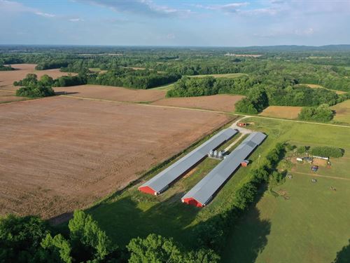 Mount Hope Two House Broiler Farm : Mount Hope : Lawrence County : Alabama
