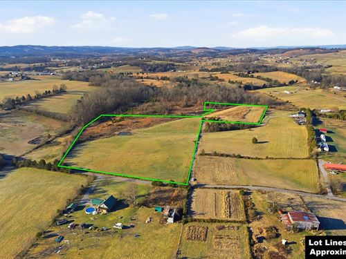 14.51 Acres, Unrestricted Minifarm : Bulls Gap : Hawkins County : Tennessee