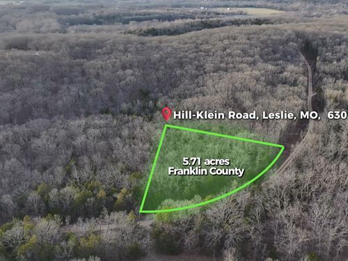 Versatile 5.71 Acres : Leslie : Franklin County : Missouri