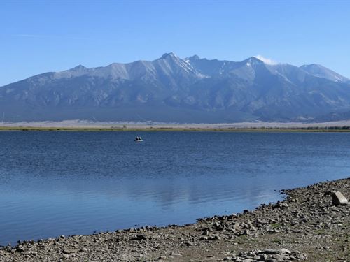 Wild Horses. Sand Dunes. Mt. Blanca : San Luis : Costilla County : Colorado