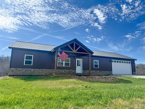 New Custom Home with Acreage : Mansfield : Wright County : Missouri