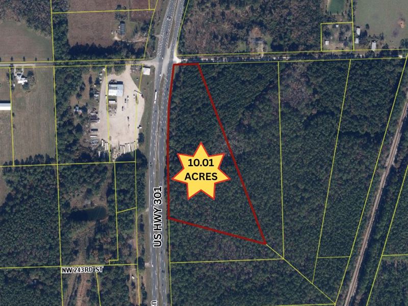 High-Visibility Commercial Site : Lawtey : Bradford County : Florida