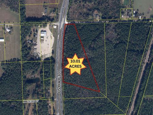 High-Visibility Commercial Site : Lawtey : Bradford County : Florida