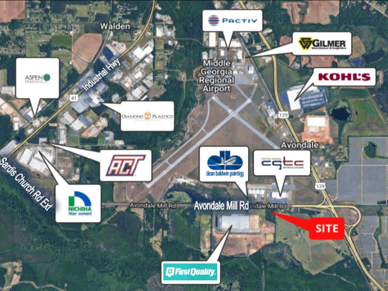 Industrial Development Site : Macon : Bibb County : Georgia