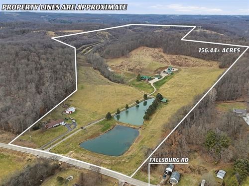 Fallsburg Rd, 156 Acres : Newark : Licking County : Ohio