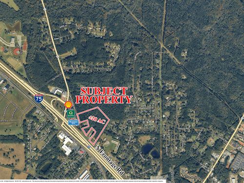 20 +/- Acres for Sale : Forsyth : Monroe County : Georgia