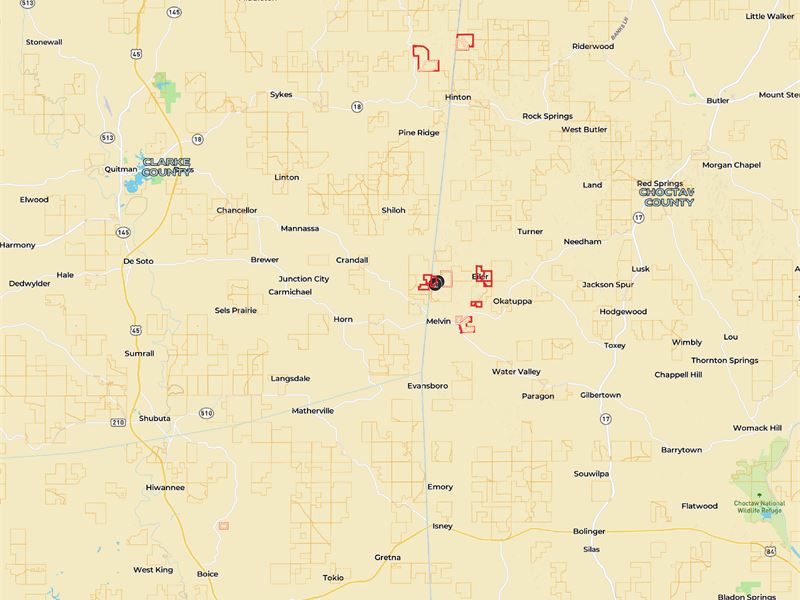 Loblolly Ridge 2250, AL & MS : Quitman : Clarke County : Mississippi