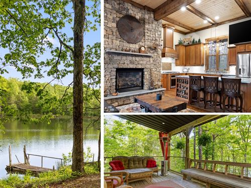 Lake Home on 5+ Acres Near Chatt : Soddy Daisy : Hamilton County : Tennessee