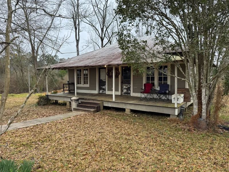 South MS Camp and Land Bordering th : Liberty : Amite County : Mississippi