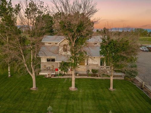 Fruita, CO Country Home on Irrigate : Fruita : Mesa County : Colorado