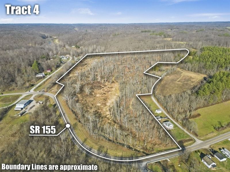 St Rt 155, 42 Acres : Corning : Perry County : Ohio