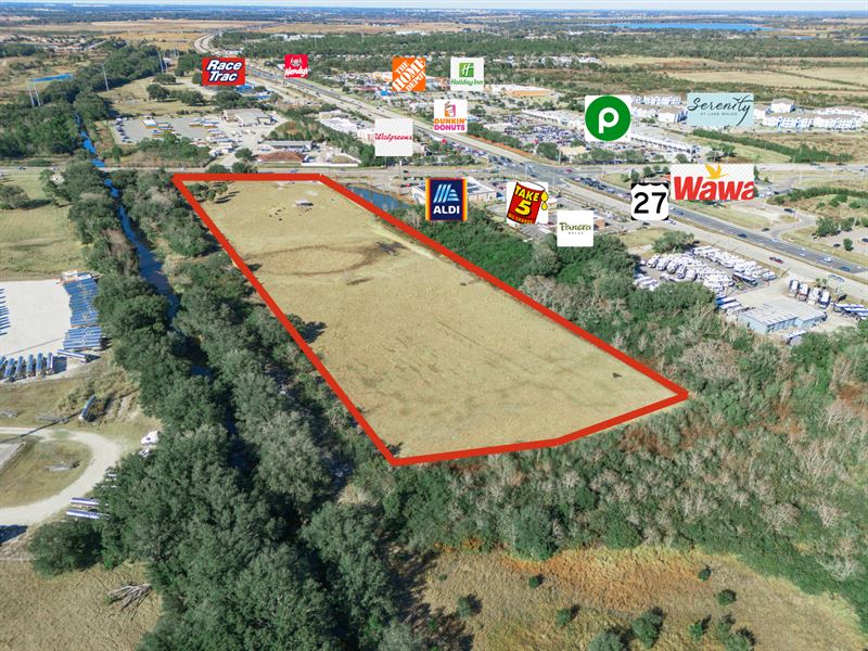9 Acre Commercial Site : Lake Wales : Polk County : Florida