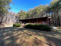 Cabin and 5 Acres Close to New Rive : Independence : Grayson County : Virginia