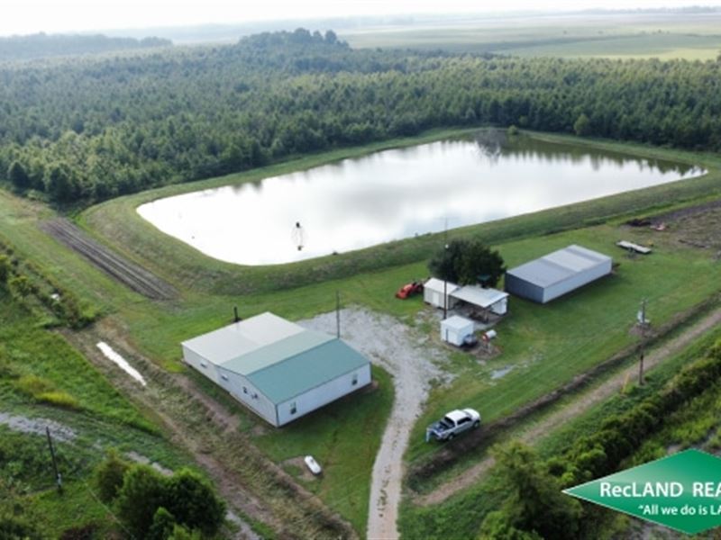 405 Ac Recreational Tract with Camp : Winnsboro : Franklin Parish : Louisiana