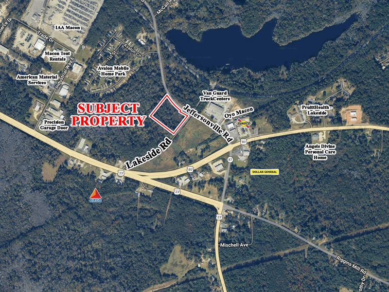 5+/- Ac Industrial Site Near I-75 : Macon : Bibb County : Georgia