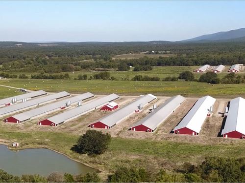 Arkansas Poultry Farms for Sale : Mansfield : Sebastian County : Arkansas