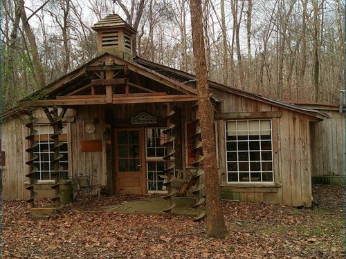 6.81 Acres With a Cabin in Benton : Hickory Flat : Benton County : Mississippi