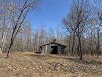 Unrestricted Wooded Land with Barn : Adamsville : Hardin County : Tennessee