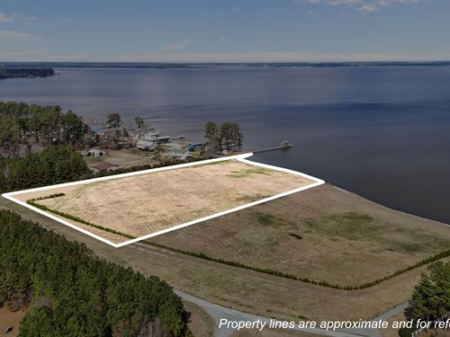 Pungo River Waterfront Lot, 5 AC : Belhaven : Beaufort County : North Carolina