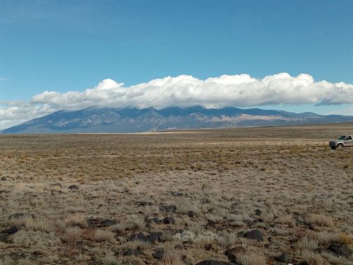 5.36 AC Corner Lot with Views : Blanca : Costilla County : Colorado