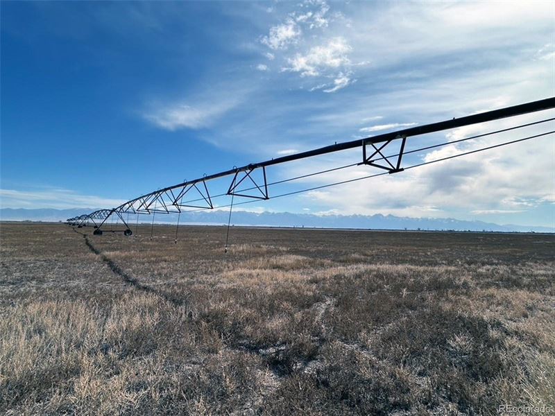 Imagine 800 Acres/ Pivot/ Ag Well : Saguache : Saguache County : Colorado