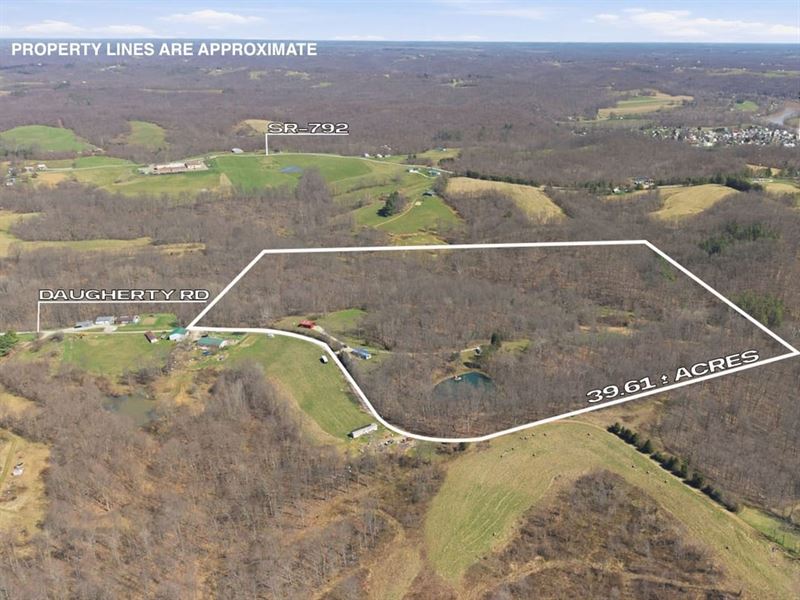 Daugherty Rd, 39 Acres : Stockport : Morgan County : Ohio