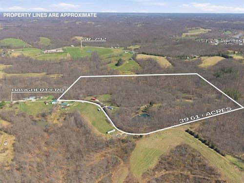 Daugherty Rd, 39 Acres : Stockport : Morgan County : Ohio