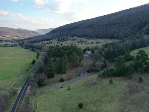 Custom Built Log Home on 89 Acr : Marshall : Searcy County : Arkansas