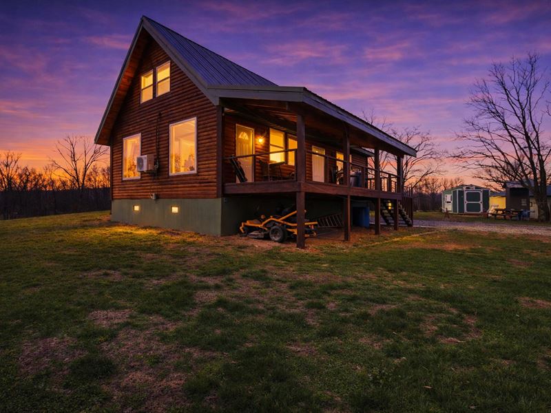 Missouri Land with New Built Cabin : Willow Springs : Texas County : Missouri